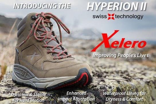 נעלי טיולים והליכה אורטופדיות גבוהות היפיריון של חברת קסלרו - Xelero Hyperion